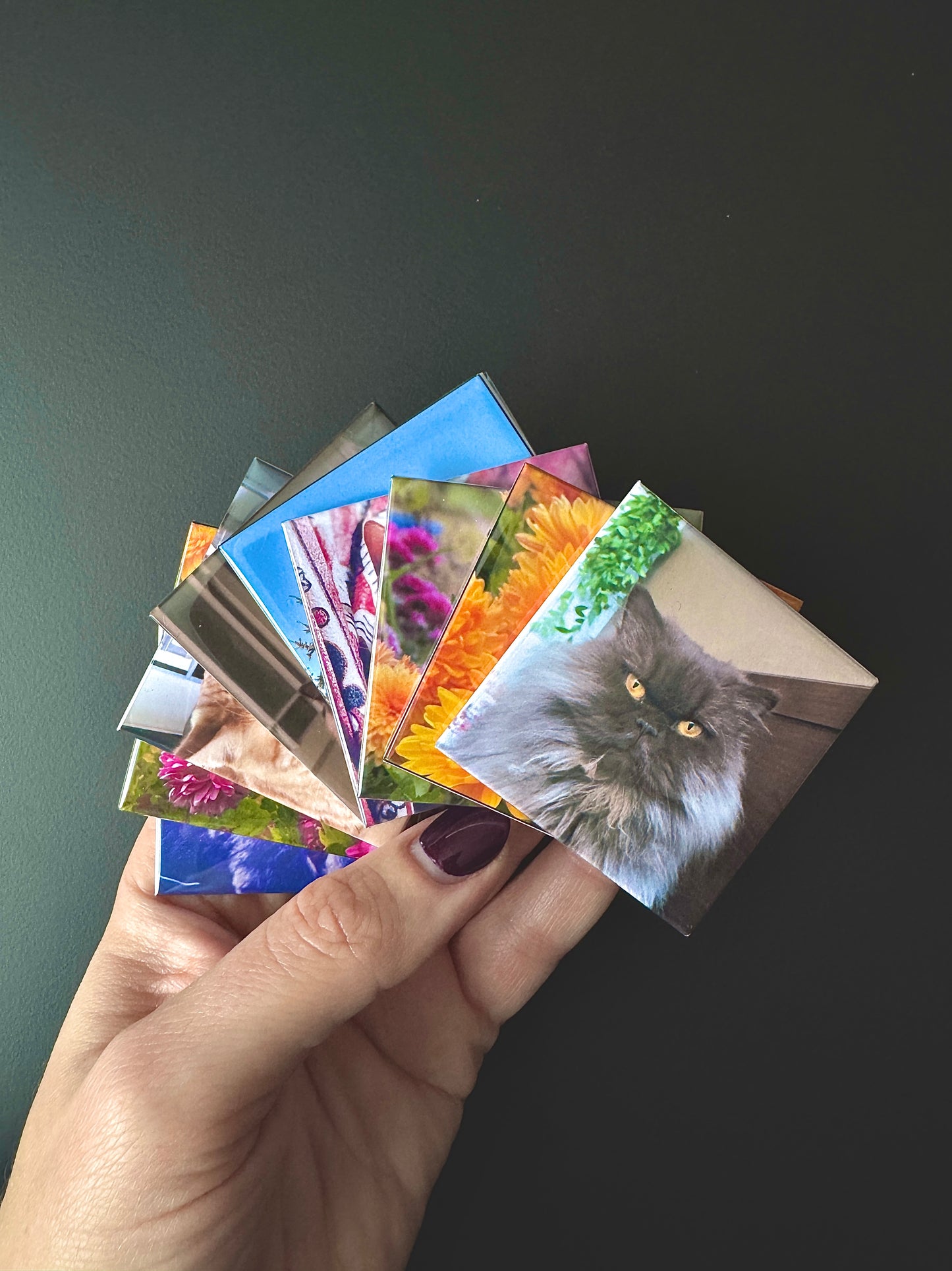 9 Personalizēti foto magnēti