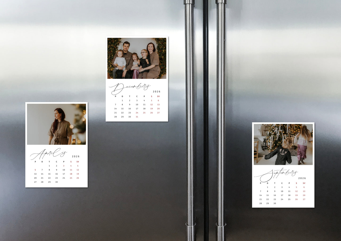 !JAUNUMS! Magnētisks foto kalendārs 2026. gadam