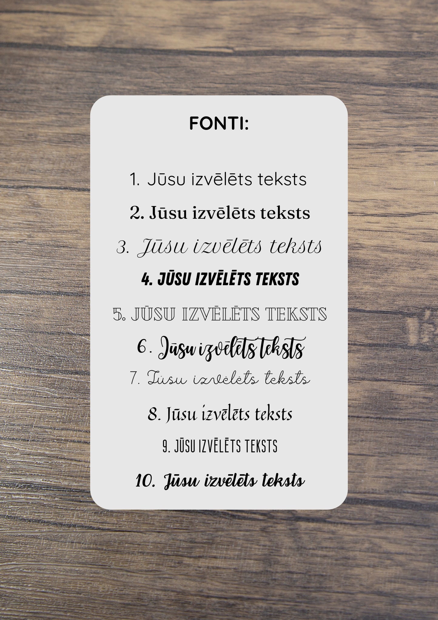 !JAUNUMS! Personalizētas spēļu kārtis