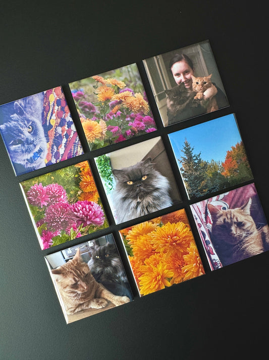 9 Personalizēti foto magnēti