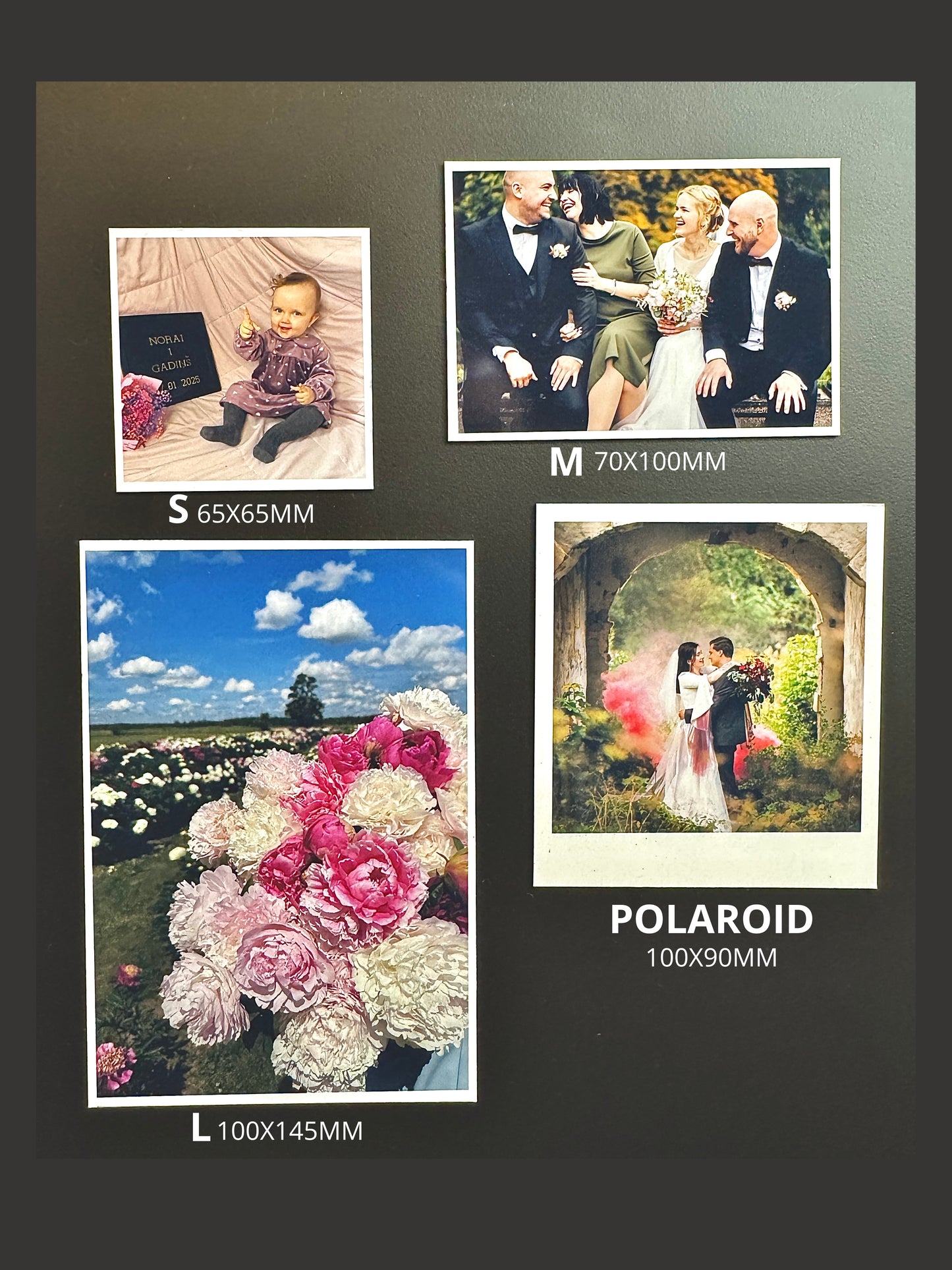 Personalizētu plāno foto magnētu KOMPLEKTI