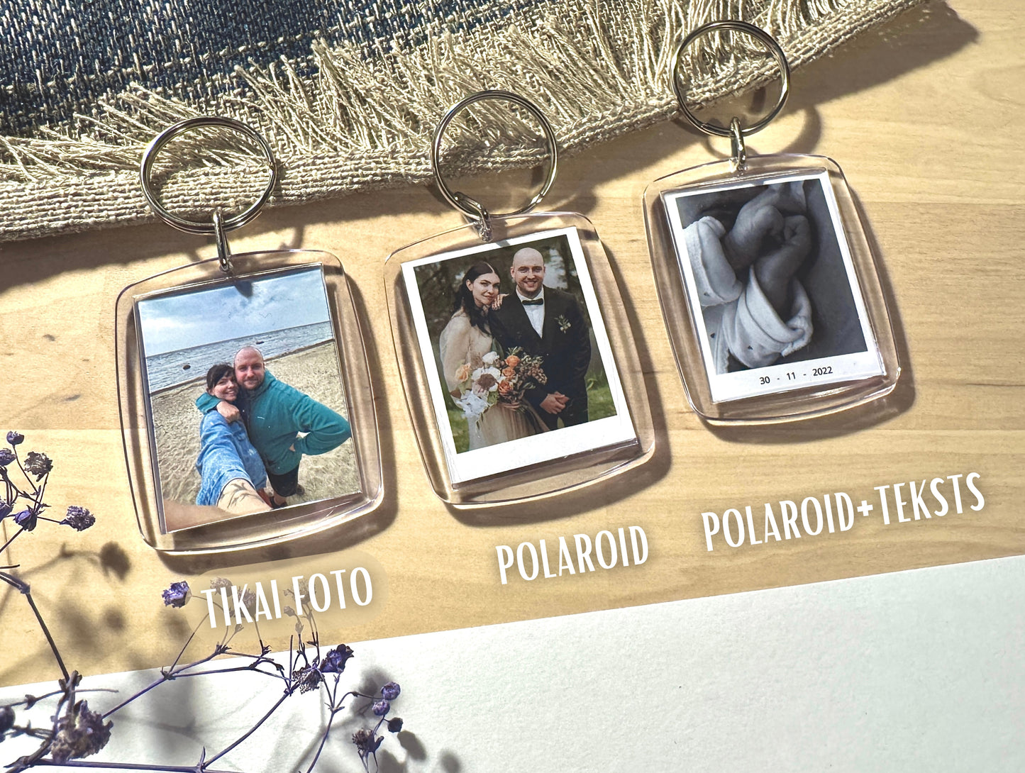 Personalizēts atslēgu piekariņš